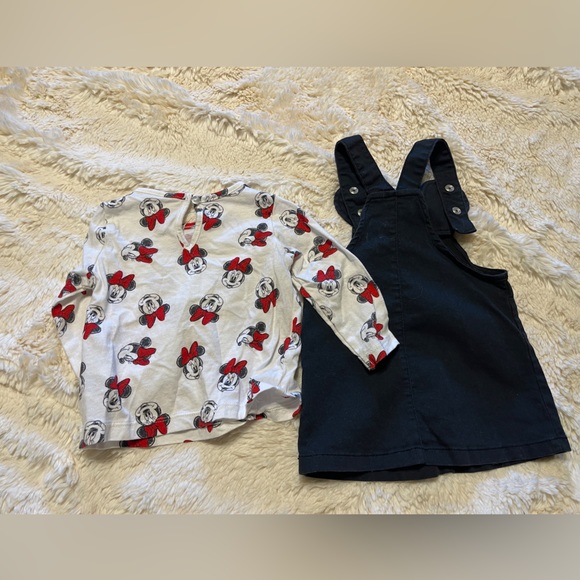 Minnie Mouse Overalls - Picture 2 of 3